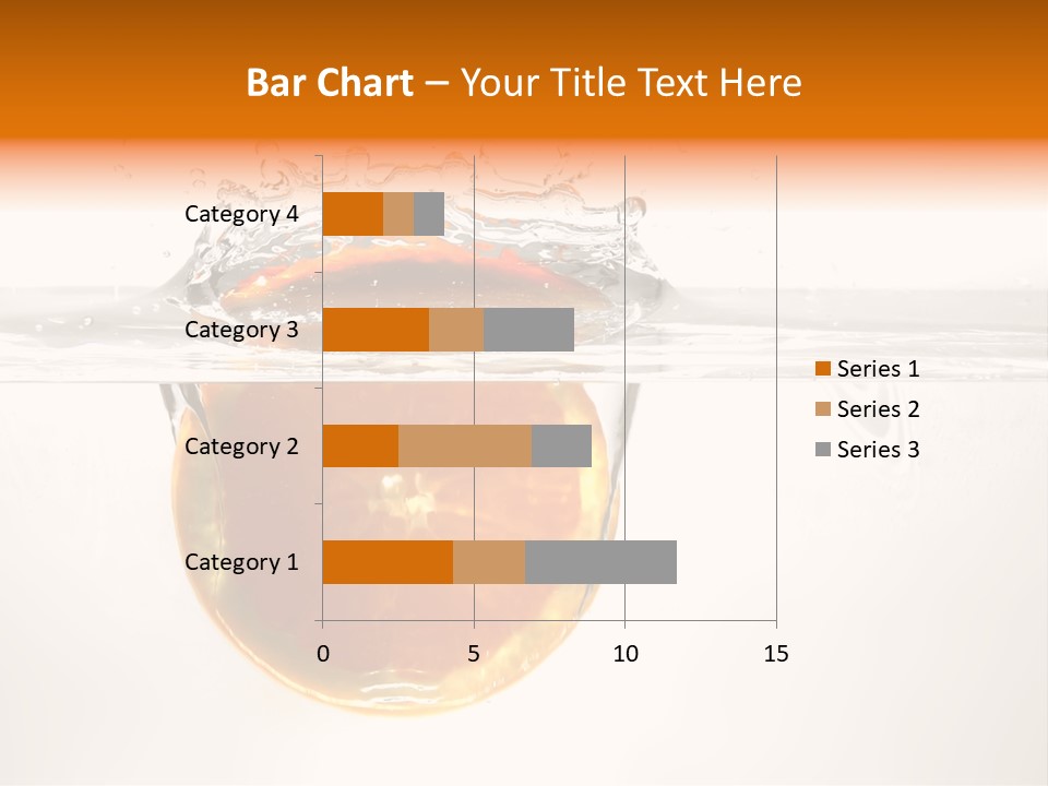 Fruits In Water PowerPoint Template
