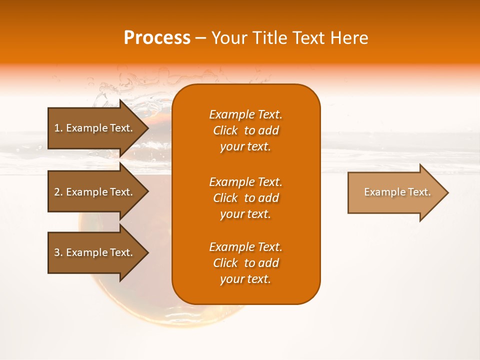 Fruits In Water PowerPoint Template