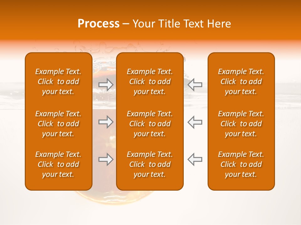Fruits In Water PowerPoint Template