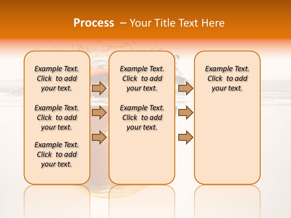 Fruits In Water PowerPoint Template