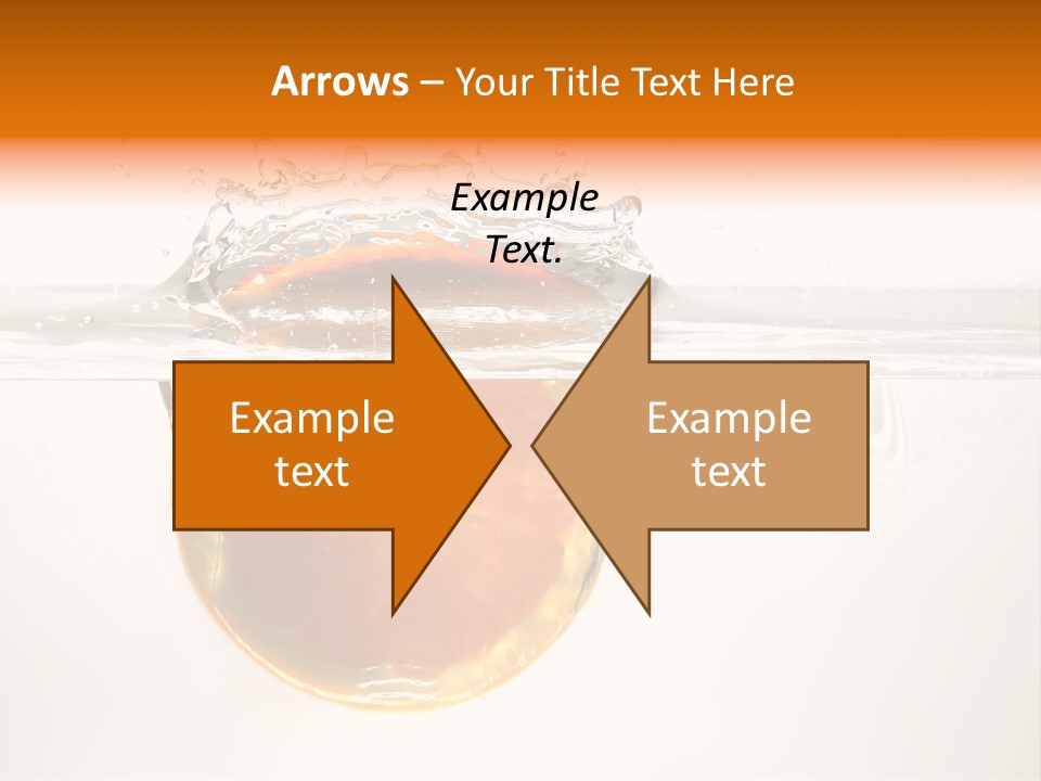 Fruits In Water PowerPoint Template