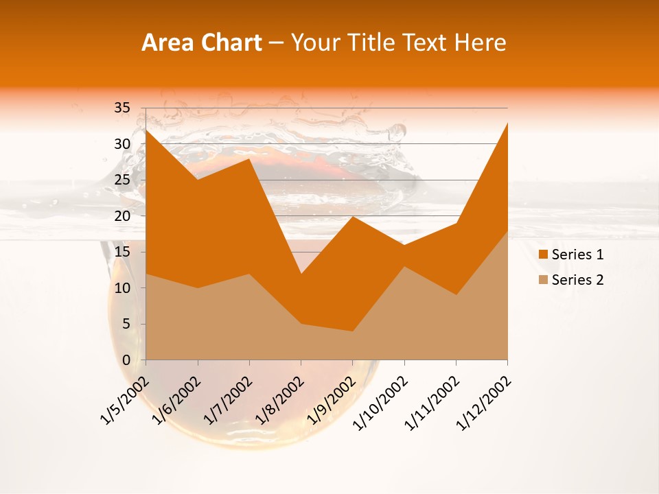 Fruits In Water PowerPoint Template