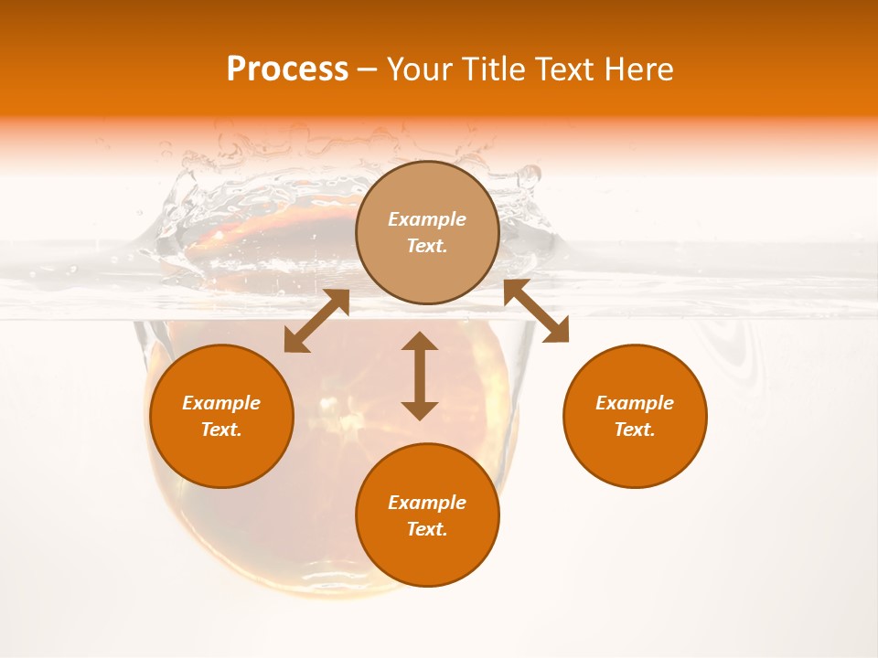 Fruits In Water PowerPoint Template