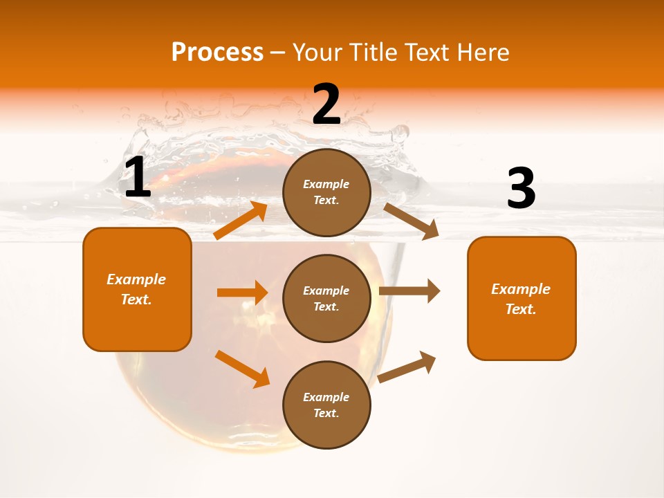 Fruits In Water PowerPoint Template