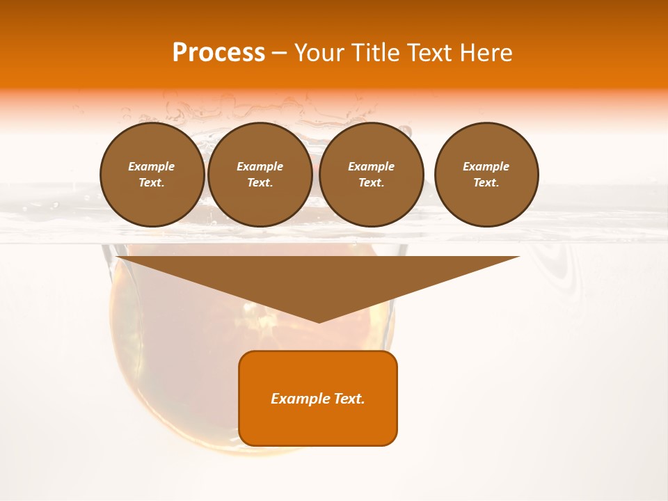 Fruits In Water PowerPoint Template