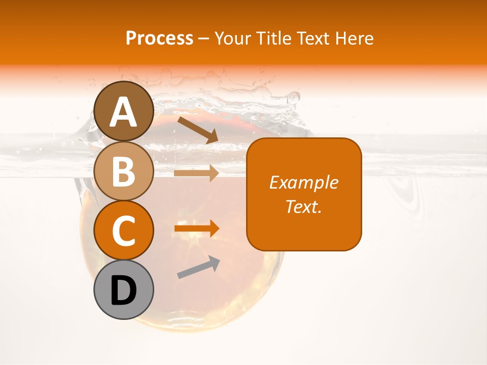 Fruits In Water PowerPoint Template