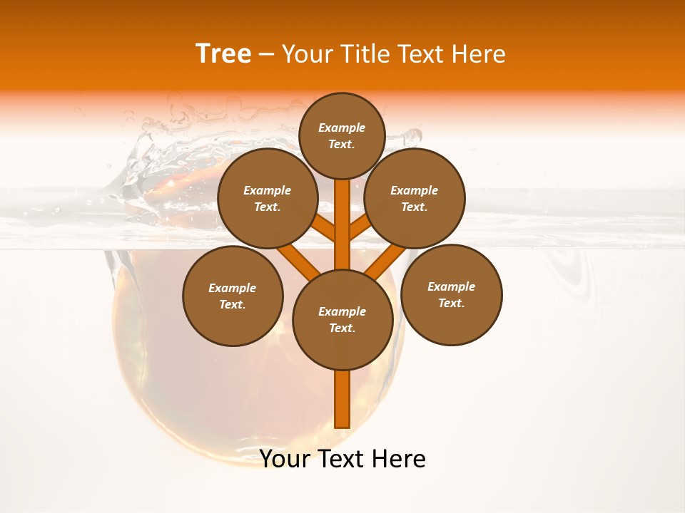 Fruits In Water PowerPoint Template