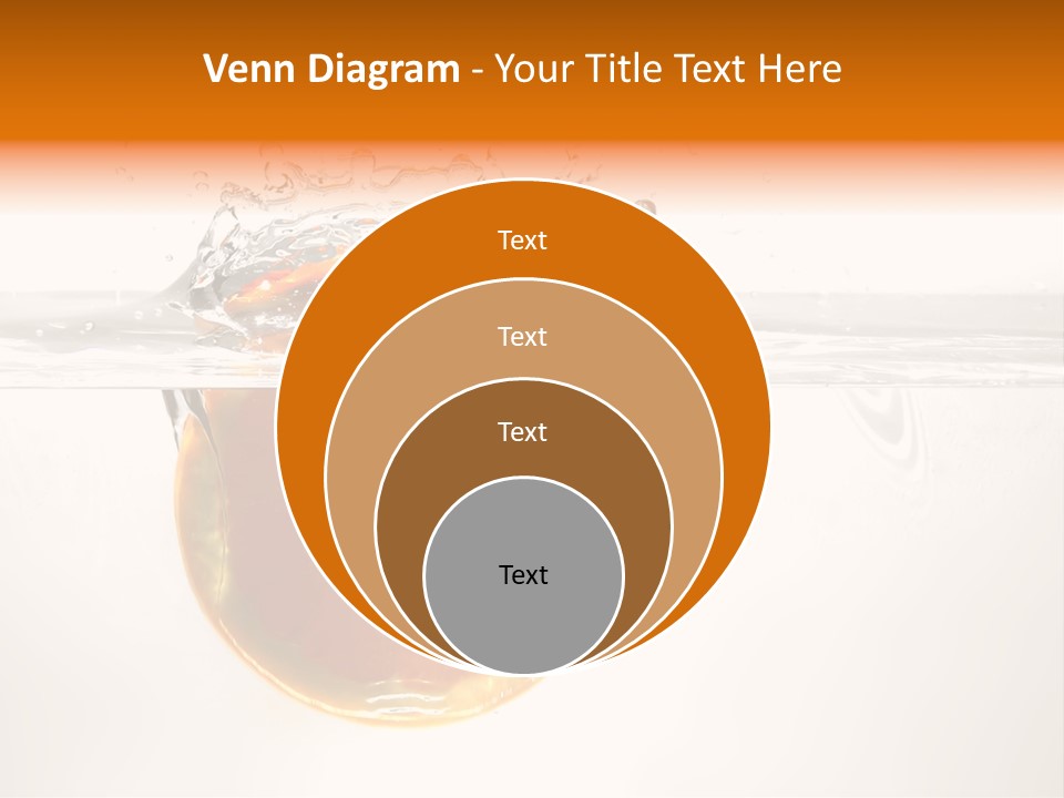 Fruits In Water PowerPoint Template
