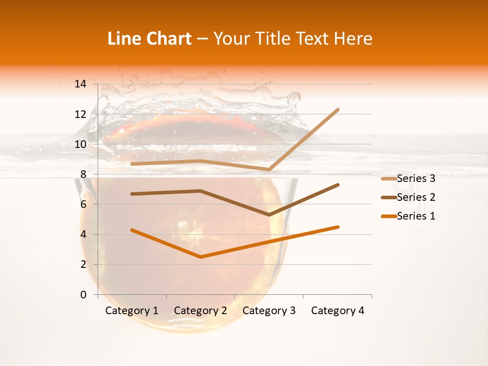 Fruits In Water PowerPoint Template