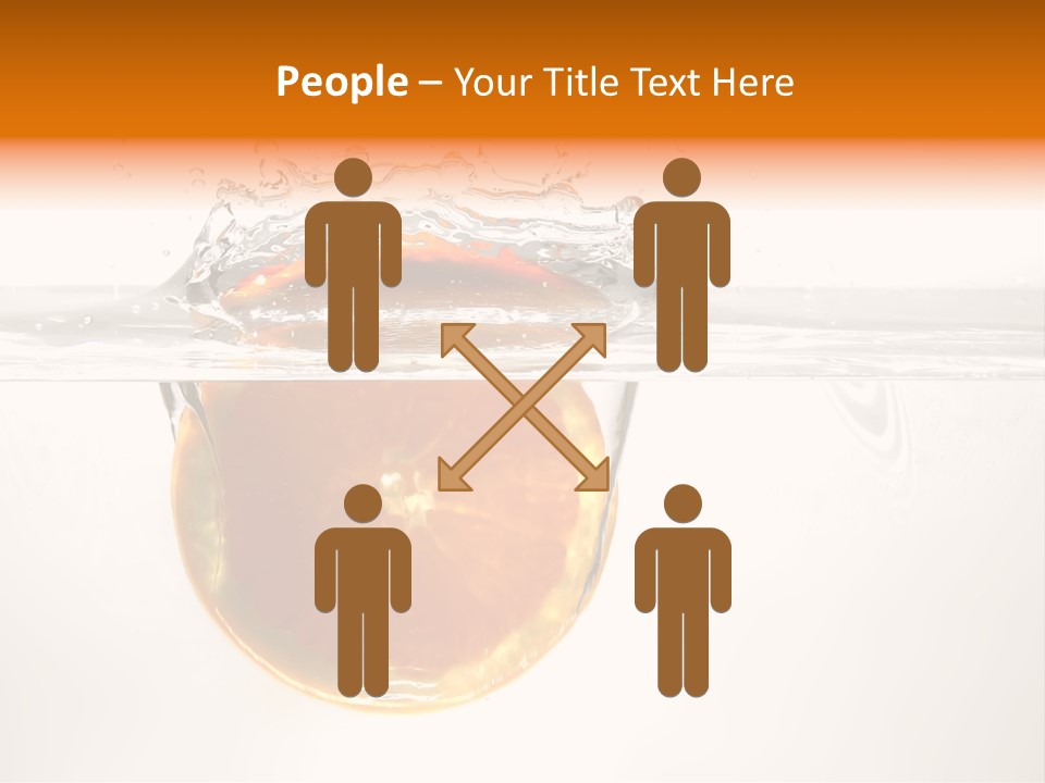 Fruits In Water PowerPoint Template