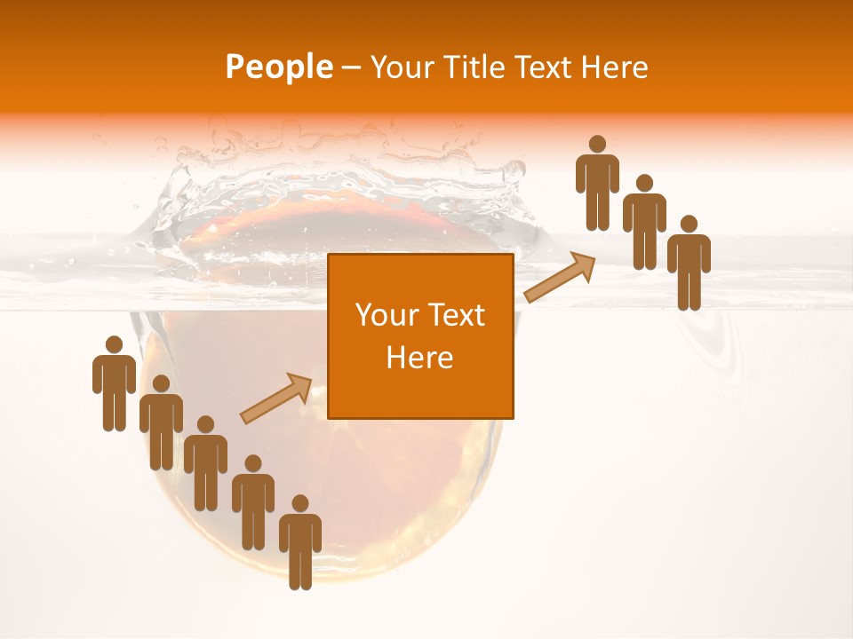 Fruits In Water PowerPoint Template