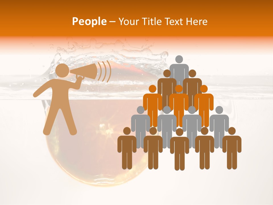 Fruits In Water PowerPoint Template