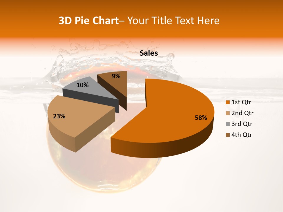 Fruits In Water PowerPoint Template