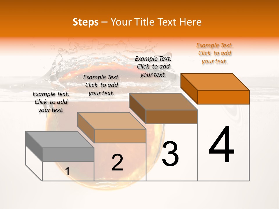 Fruits In Water PowerPoint Template