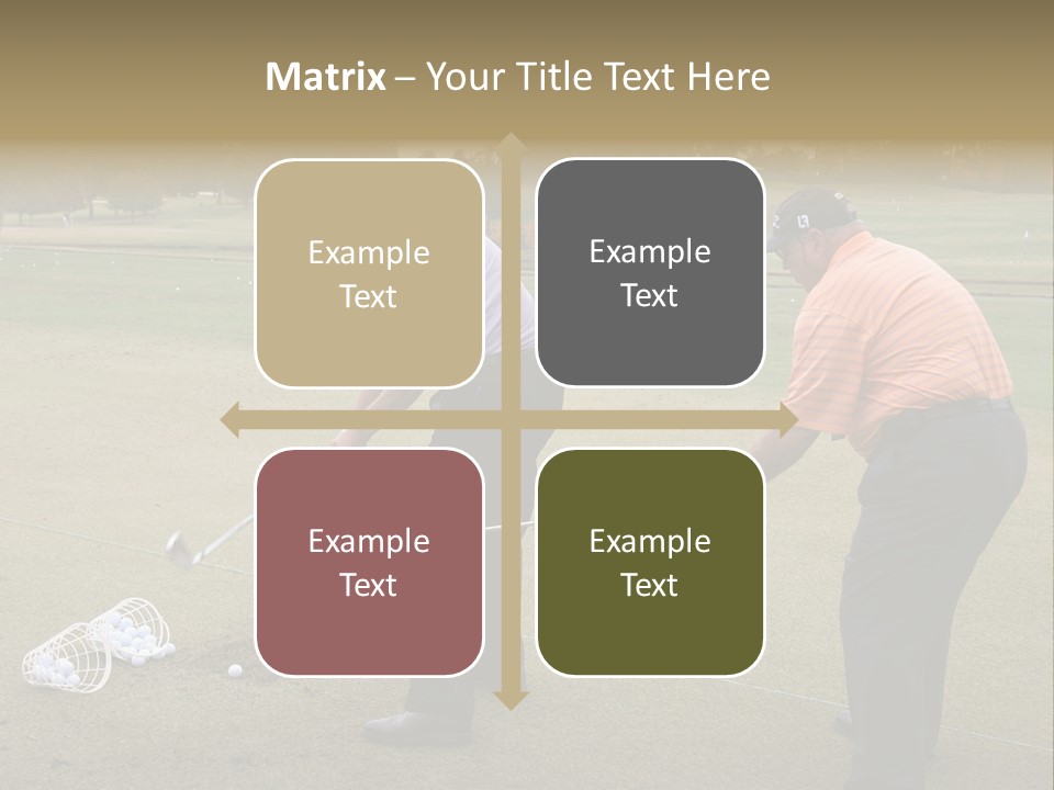 The Tour Championship 2006, Atlanta, East Lake Golf Course, Georgia, Butch Harmon And Adam Scott PowerPoint Template