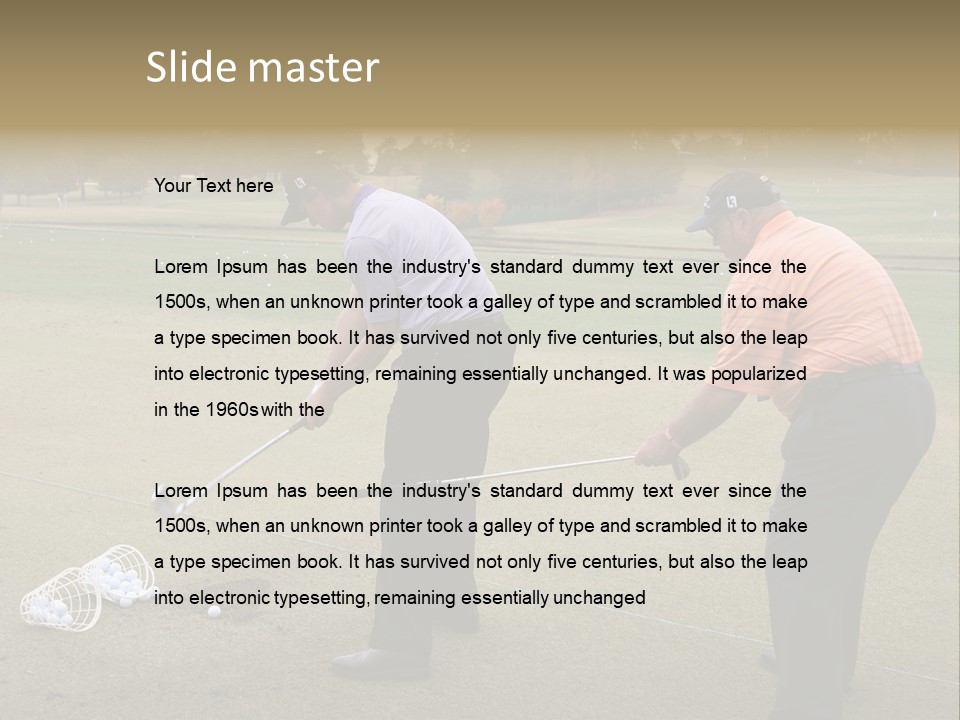 The Tour Championship 2006, Atlanta, East Lake Golf Course, Georgia, Butch Harmon And Adam Scott PowerPoint Template
