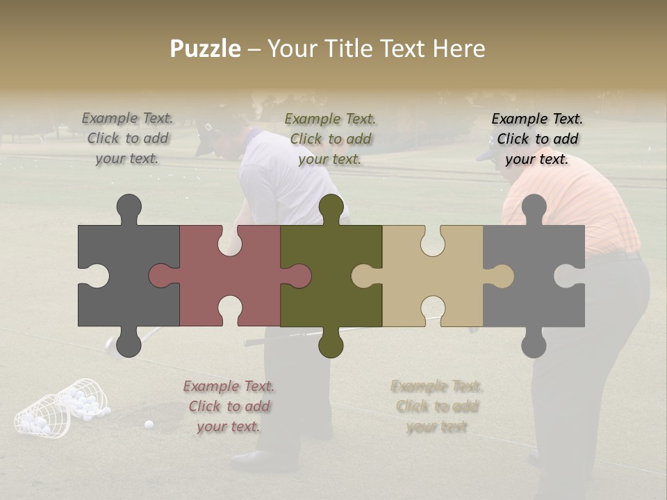 The Tour Championship 2006, Atlanta, East Lake Golf Course, Georgia, Butch Harmon And Adam Scott PowerPoint Template
