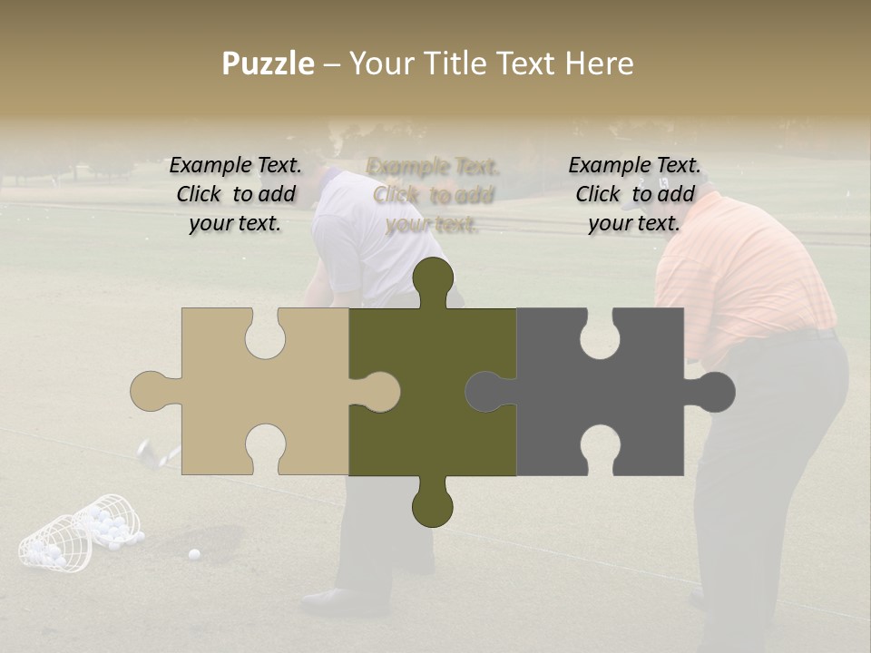 The Tour Championship 2006, Atlanta, East Lake Golf Course, Georgia, Butch Harmon And Adam Scott PowerPoint Template