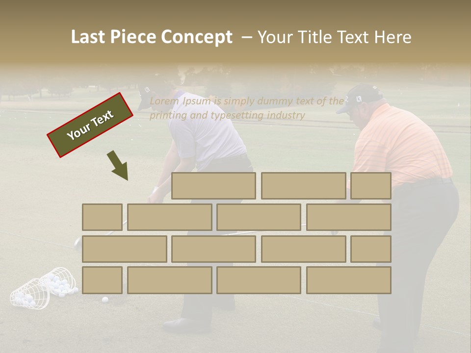 The Tour Championship 2006, Atlanta, East Lake Golf Course, Georgia, Butch Harmon And Adam Scott PowerPoint Template