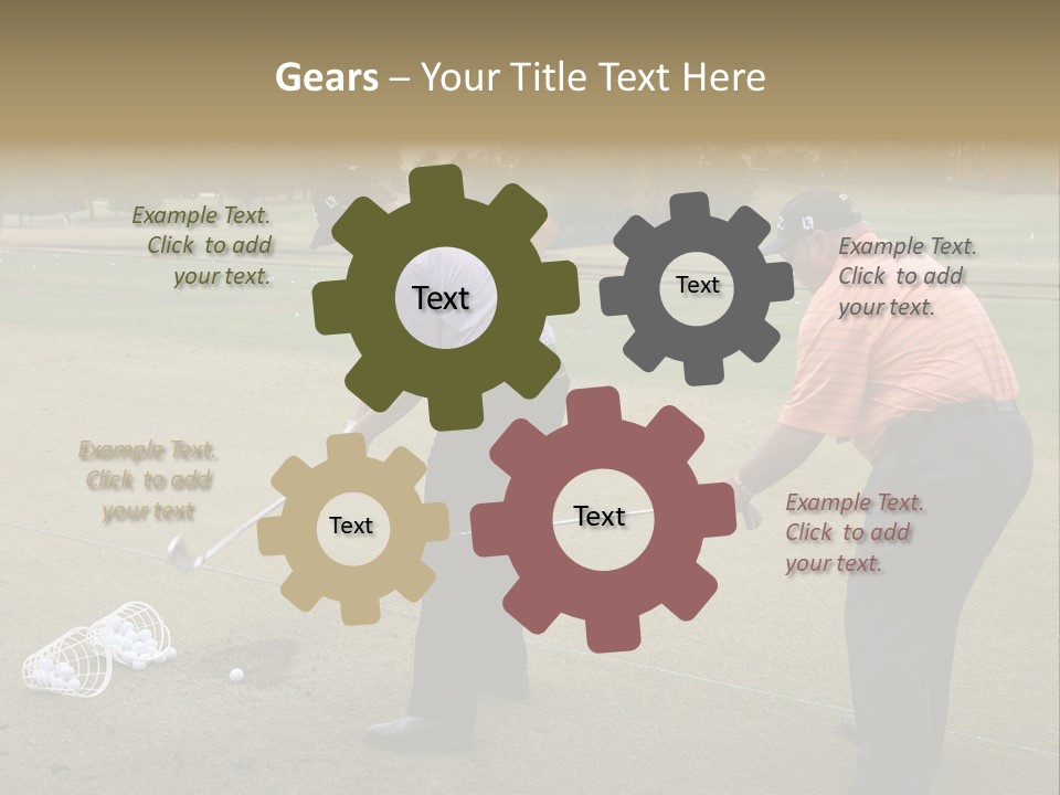 The Tour Championship 2006, Atlanta, East Lake Golf Course, Georgia, Butch Harmon And Adam Scott PowerPoint Template