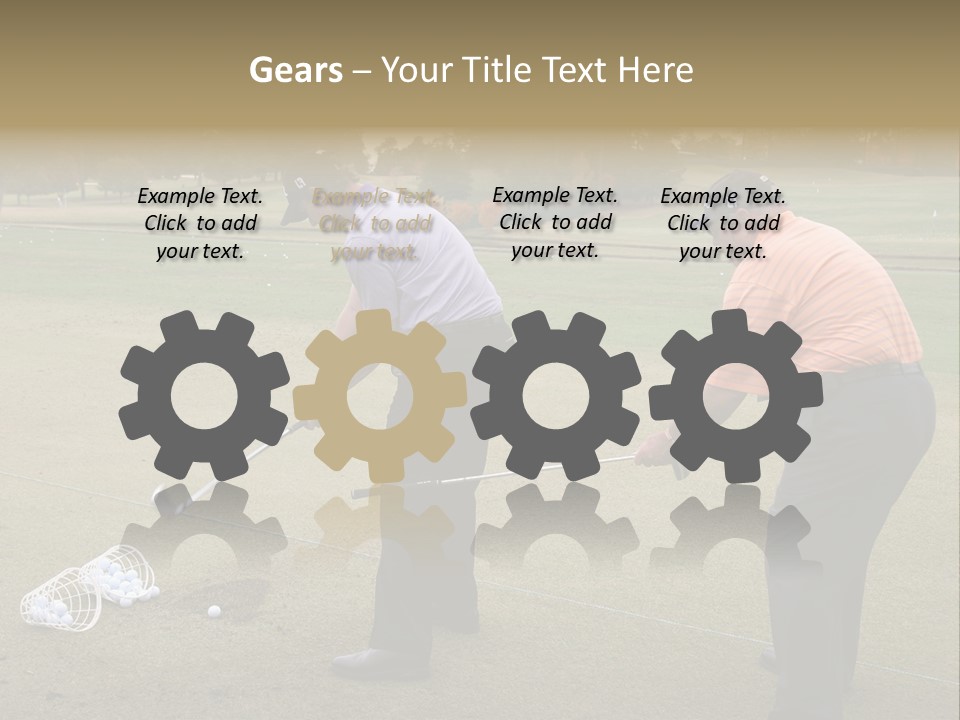 The Tour Championship 2006, Atlanta, East Lake Golf Course, Georgia, Butch Harmon And Adam Scott PowerPoint Template