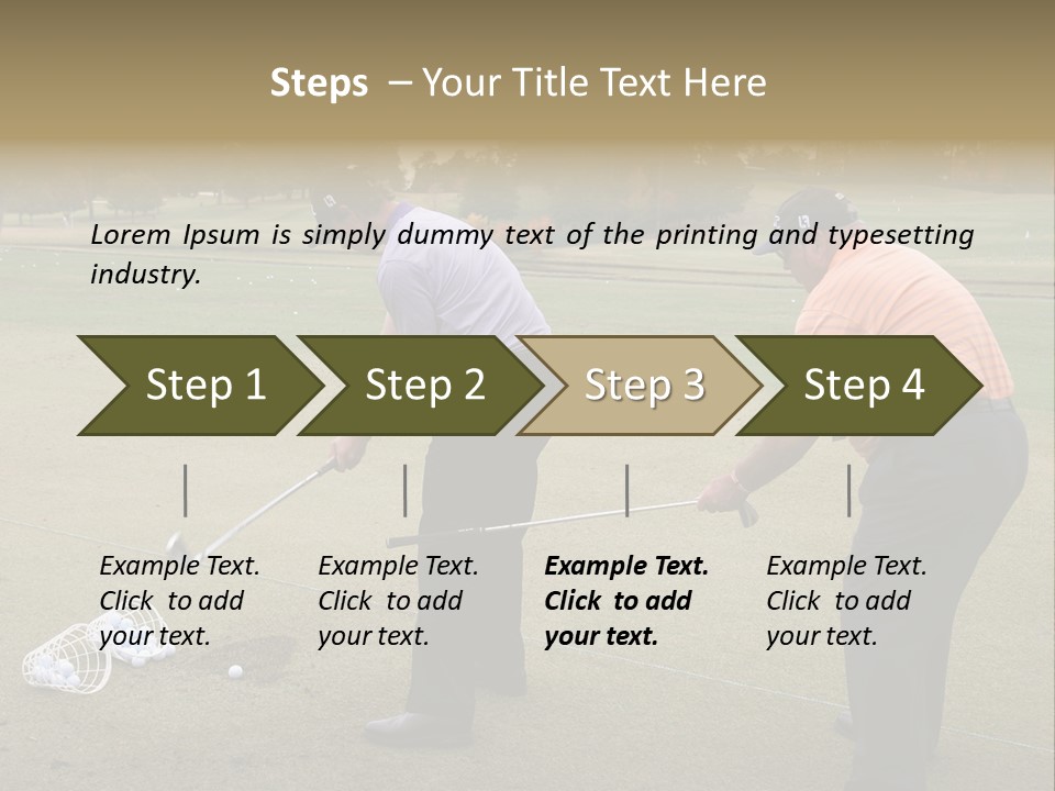 The Tour Championship 2006, Atlanta, East Lake Golf Course, Georgia, Butch Harmon And Adam Scott PowerPoint Template