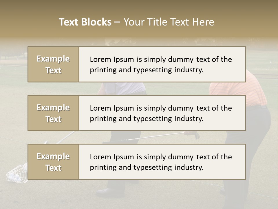 The Tour Championship 2006, Atlanta, East Lake Golf Course, Georgia, Butch Harmon And Adam Scott PowerPoint Template