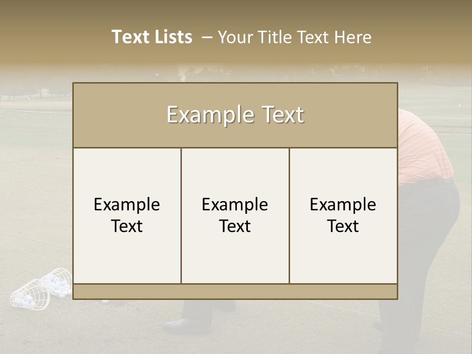 The Tour Championship 2006, Atlanta, East Lake Golf Course, Georgia, Butch Harmon And Adam Scott PowerPoint Template