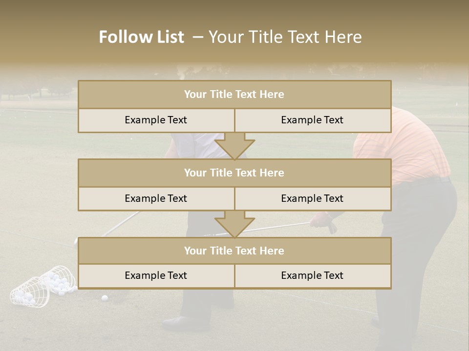 The Tour Championship 2006, Atlanta, East Lake Golf Course, Georgia, Butch Harmon And Adam Scott PowerPoint Template