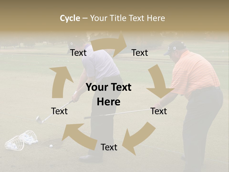 The Tour Championship 2006, Atlanta, East Lake Golf Course, Georgia, Butch Harmon And Adam Scott PowerPoint Template