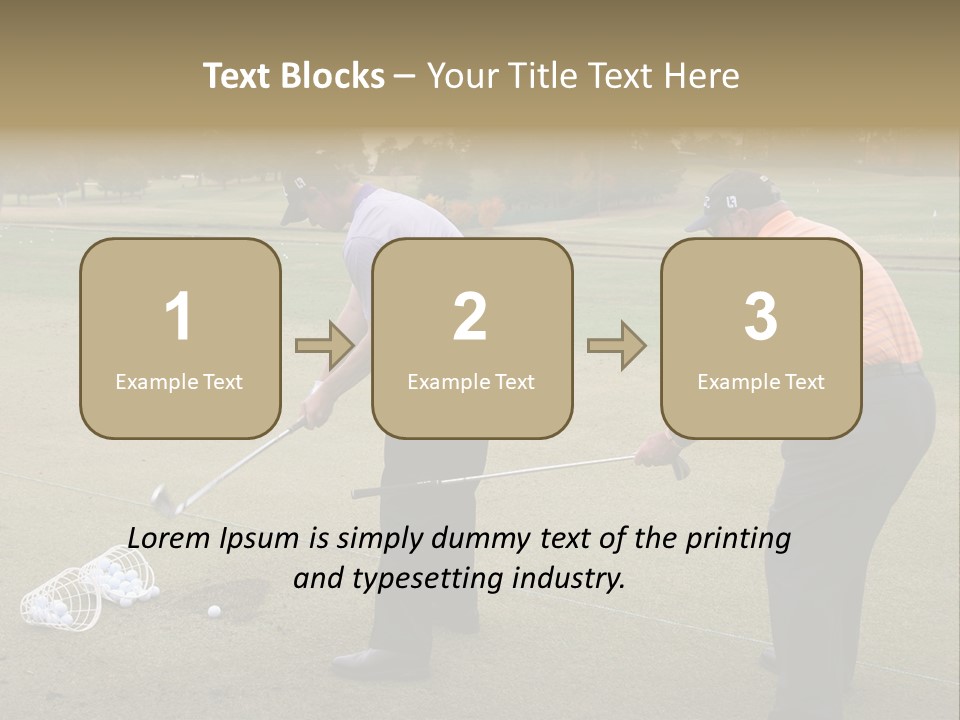 The Tour Championship 2006, Atlanta, East Lake Golf Course, Georgia, Butch Harmon And Adam Scott PowerPoint Template