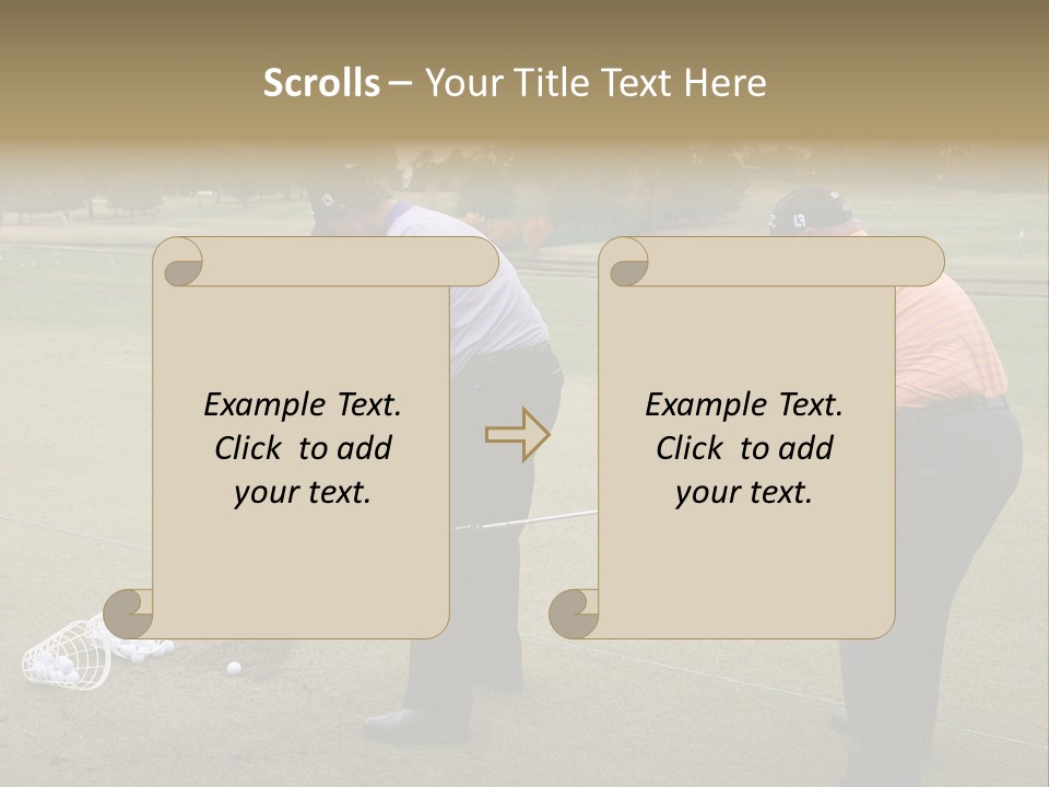 The Tour Championship 2006, Atlanta, East Lake Golf Course, Georgia, Butch Harmon And Adam Scott PowerPoint Template