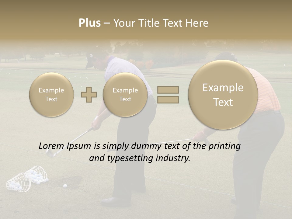 The Tour Championship 2006, Atlanta, East Lake Golf Course, Georgia, Butch Harmon And Adam Scott PowerPoint Template