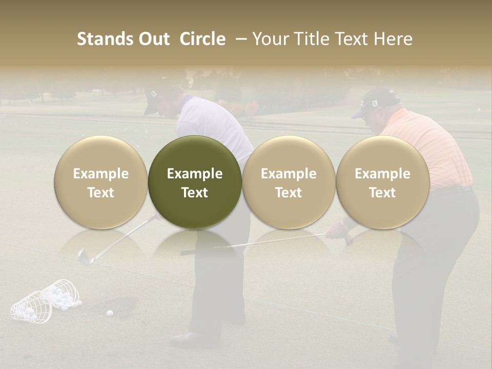 The Tour Championship 2006, Atlanta, East Lake Golf Course, Georgia, Butch Harmon And Adam Scott PowerPoint Template