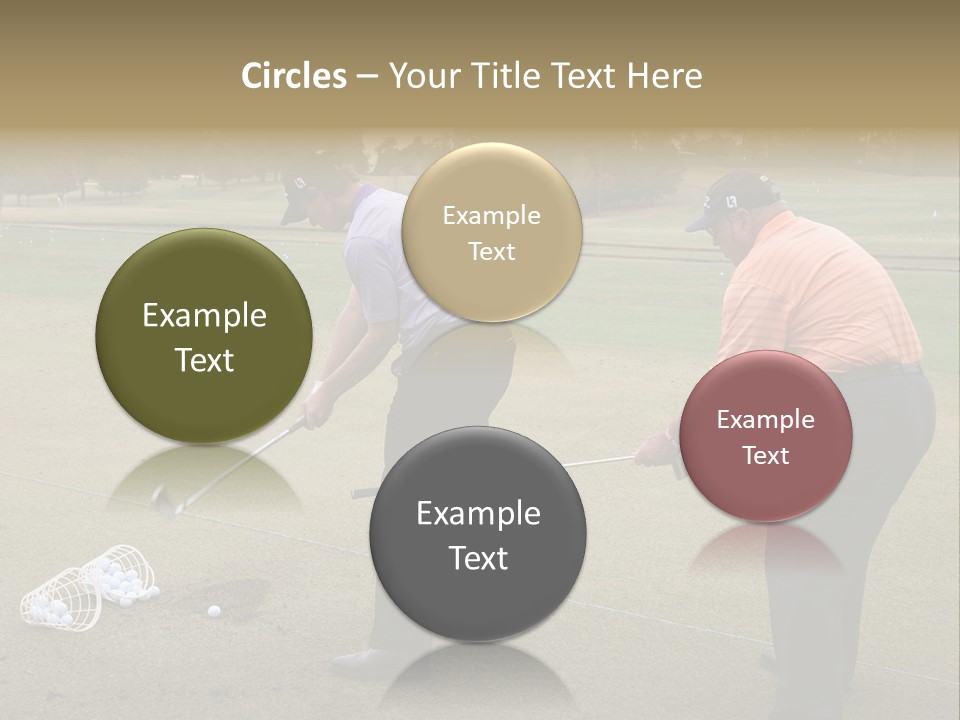 The Tour Championship 2006, Atlanta, East Lake Golf Course, Georgia, Butch Harmon And Adam Scott PowerPoint Template