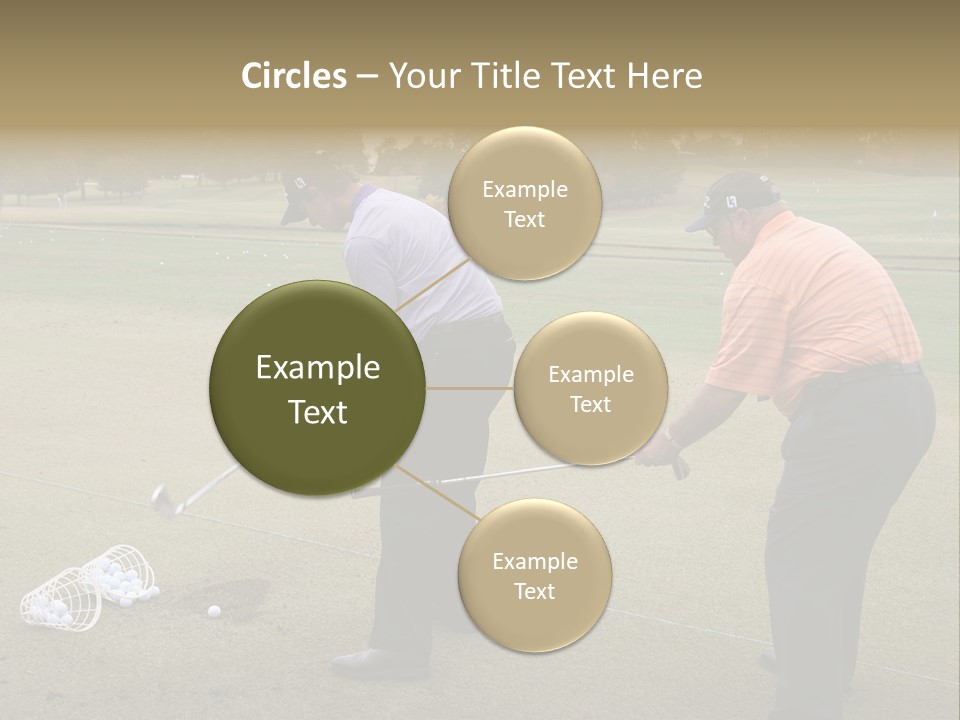 The Tour Championship 2006, Atlanta, East Lake Golf Course, Georgia, Butch Harmon And Adam Scott PowerPoint Template