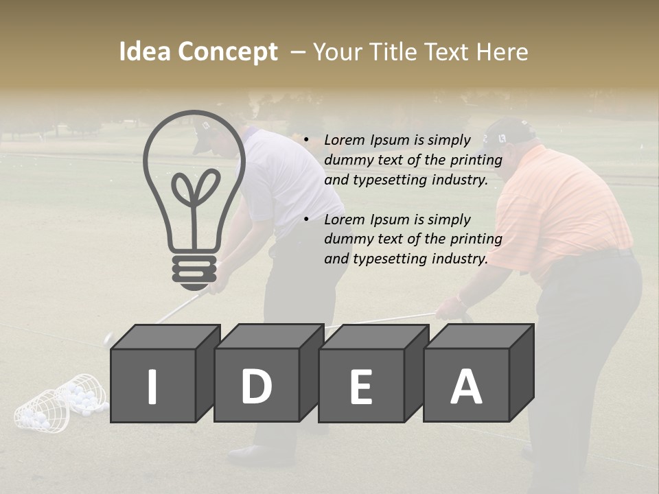 The Tour Championship 2006, Atlanta, East Lake Golf Course, Georgia, Butch Harmon And Adam Scott PowerPoint Template