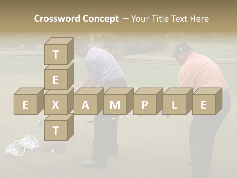 The Tour Championship 2006, Atlanta, East Lake Golf Course, Georgia, Butch Harmon And Adam Scott PowerPoint Template