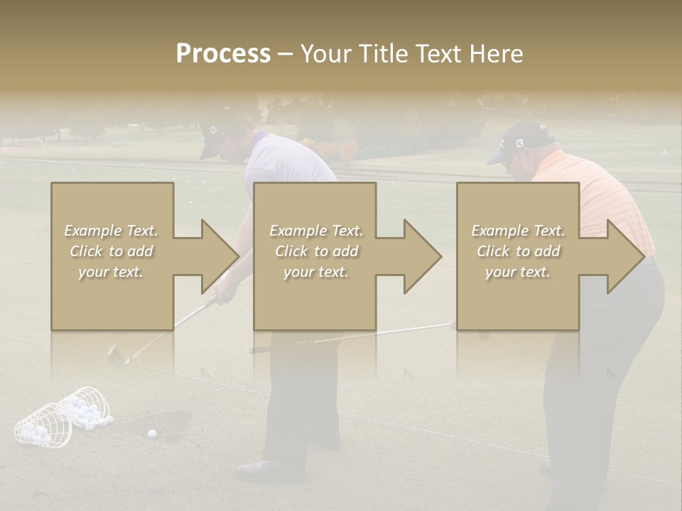 The Tour Championship 2006, Atlanta, East Lake Golf Course, Georgia, Butch Harmon And Adam Scott PowerPoint Template