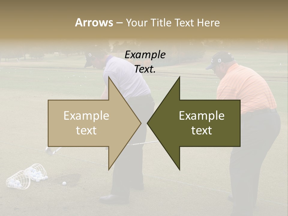 The Tour Championship 2006, Atlanta, East Lake Golf Course, Georgia, Butch Harmon And Adam Scott PowerPoint Template