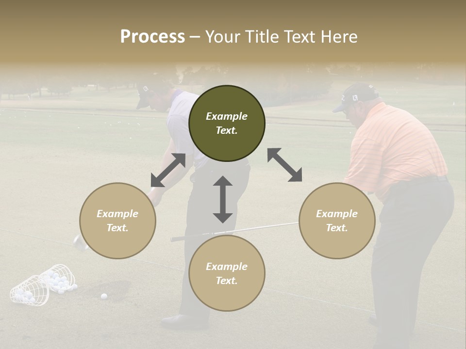 The Tour Championship 2006, Atlanta, East Lake Golf Course, Georgia, Butch Harmon And Adam Scott PowerPoint Template