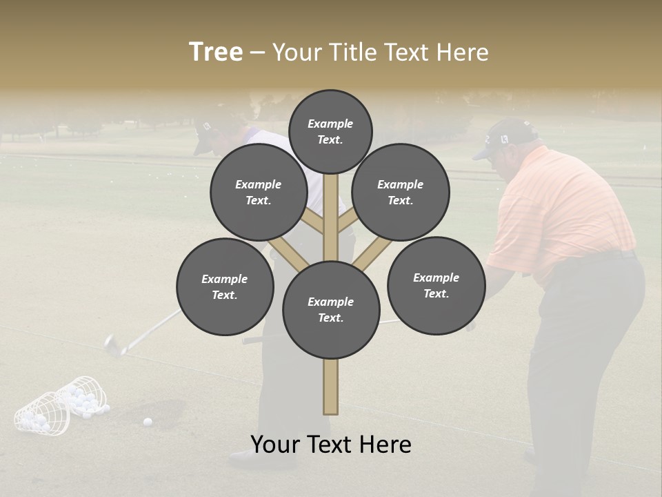 The Tour Championship 2006, Atlanta, East Lake Golf Course, Georgia, Butch Harmon And Adam Scott PowerPoint Template