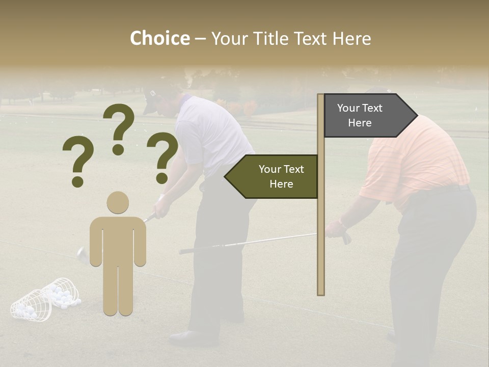 The Tour Championship 2006, Atlanta, East Lake Golf Course, Georgia, Butch Harmon And Adam Scott PowerPoint Template