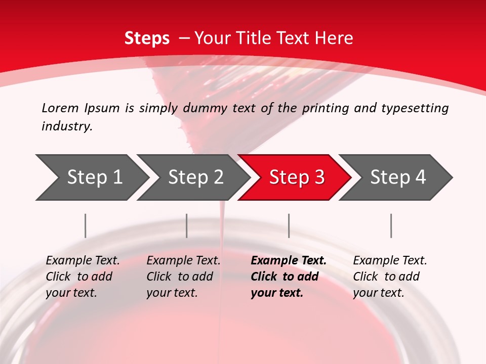 Latex House Paint - Home Improvement PowerPoint Template