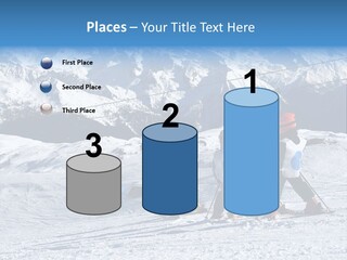 Young Boys Skiing PowerPoint Template