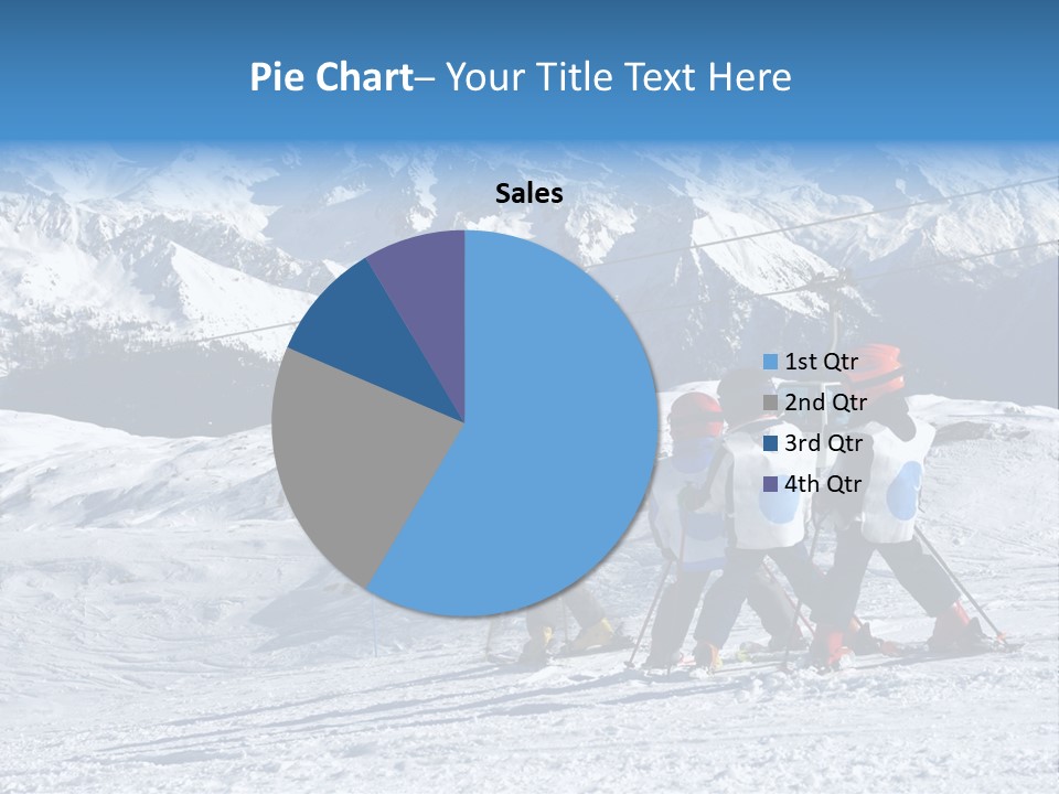 Young Boys Skiing PowerPoint Template