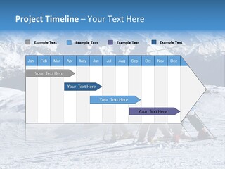 Young Boys Skiing PowerPoint Template