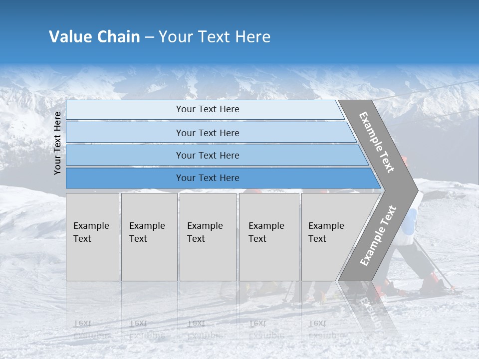 Young Boys Skiing PowerPoint Template