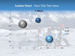 Young Boys Skiing PowerPoint Template