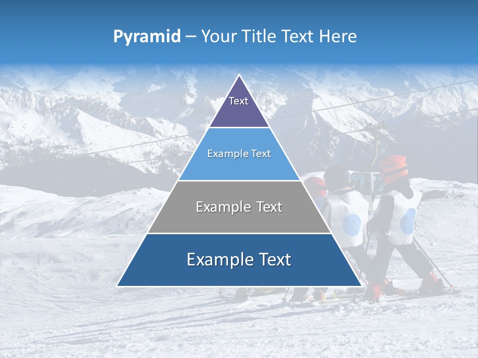 Young Boys Skiing PowerPoint Template
